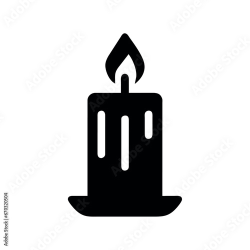 candle icon illustration