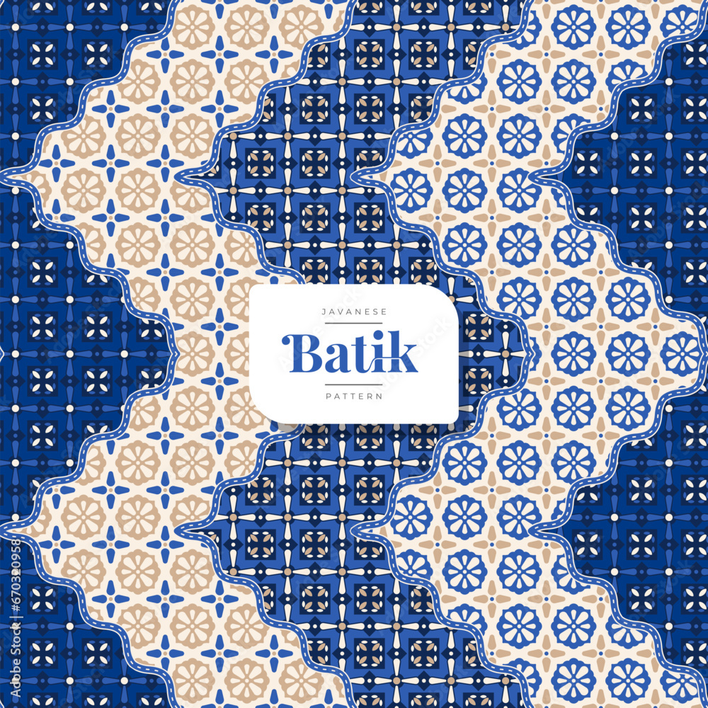batik ornament seamless pattern 22