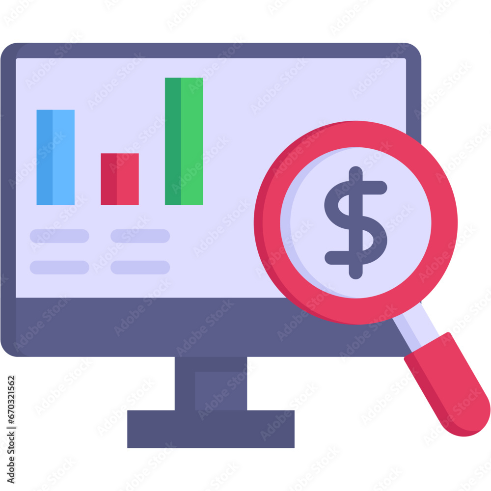 Fototapeta premium Business and Accounting flat icon set