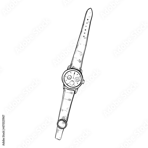 watches hand drawn