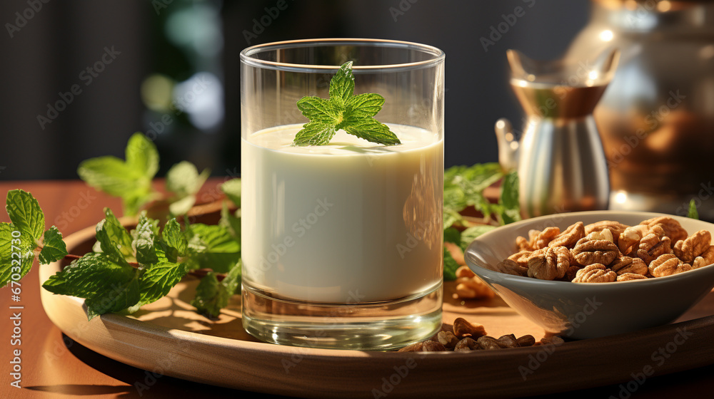 glass of milk glass of milk
