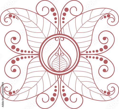 Elegant mandala background vector illustration design. pattern Unique mehndi designs symbol for meditation yoga logo,henna design,muslim wedding ornament, hindu tattoo ,healing logo,villa logo,wellnes