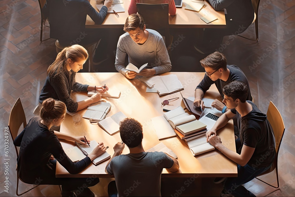 Study Crew study group doing students university people project studying student ...