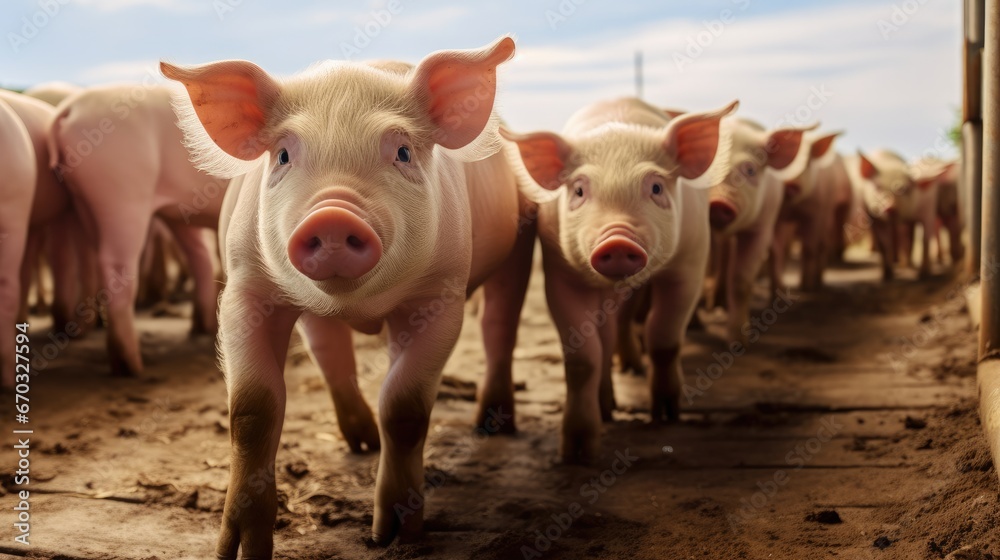 Pigs on the farm. Pigs on the farm.