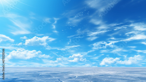 background blue sky with light white clouds  abstract view of the sky