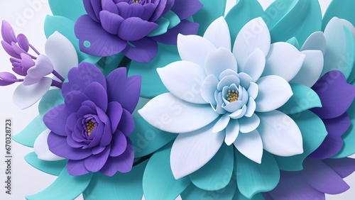 Colorful flowers floral Clipart, high quality resolution, beautiful flowers white background, AI generated images, jpg illustration. 


