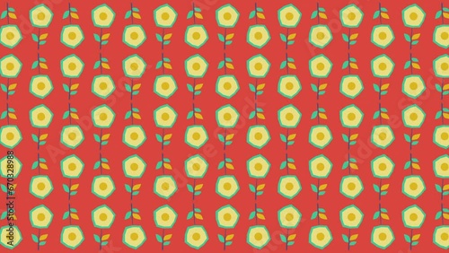 Animated Flower Pattern