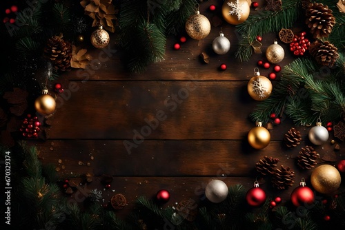 christmas decoration on transparent backgtound  photo