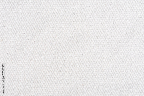 White canvas cloth texture background