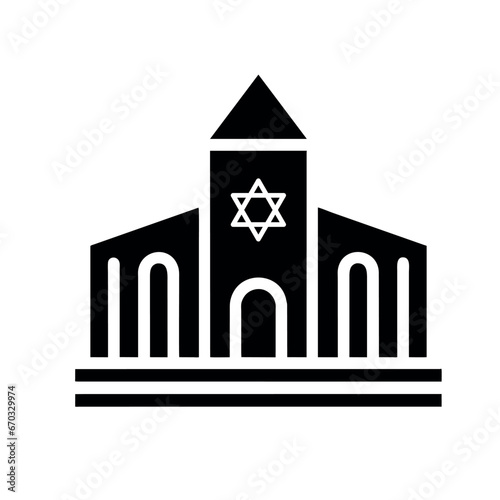 jewish temple icon
