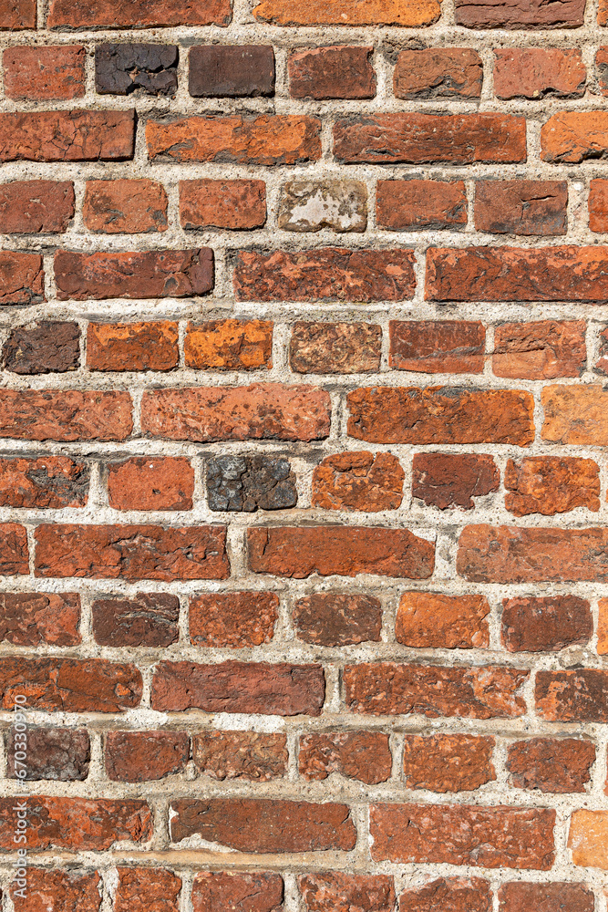 Fototapeta premium Weathered Rustic Textured Brick Wall Design