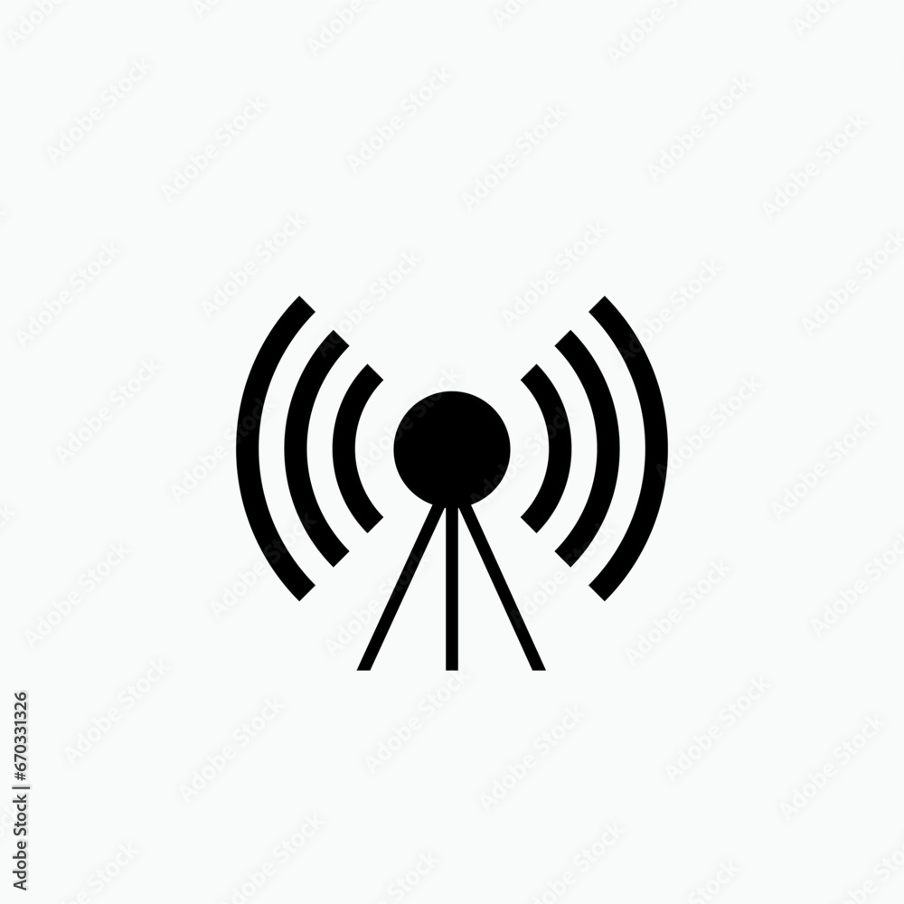 Antenna Icon. Signal, Transmitter. Transmission Symbol for Design, Presentation, Website, or Apps Elements.- Vector. Antenna Icon. Signal, Transmitter. Transmission Symbol for Design, Presentation, Website, or Apps Elements.- Vector.