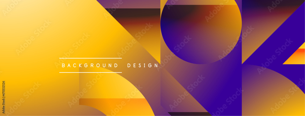 Simple geometric forms - dynamic geometric abstract background. Visual symphony of shapes and lines design for wallpaper, banner, background, landing page, wall art, invitation, prints, posters Simple geometric forms - dynamic geometric abstract background. Visual symphony of shapes and lines design for wallpaper, banner, background, landing page, wall art, invitation, prints, posters