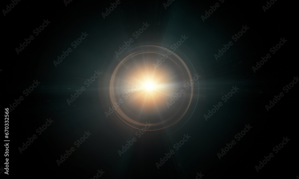 Light effect flare Glowing light explodes Light effect ray shining sun bright flash Special lens flare