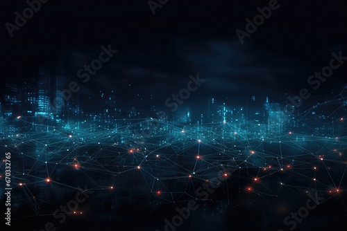 background network technology abstract datum connection mesh tech blue design computer wallpaper cyberspace science structure futuristic cloud shape modern geometric space polygonal polygon