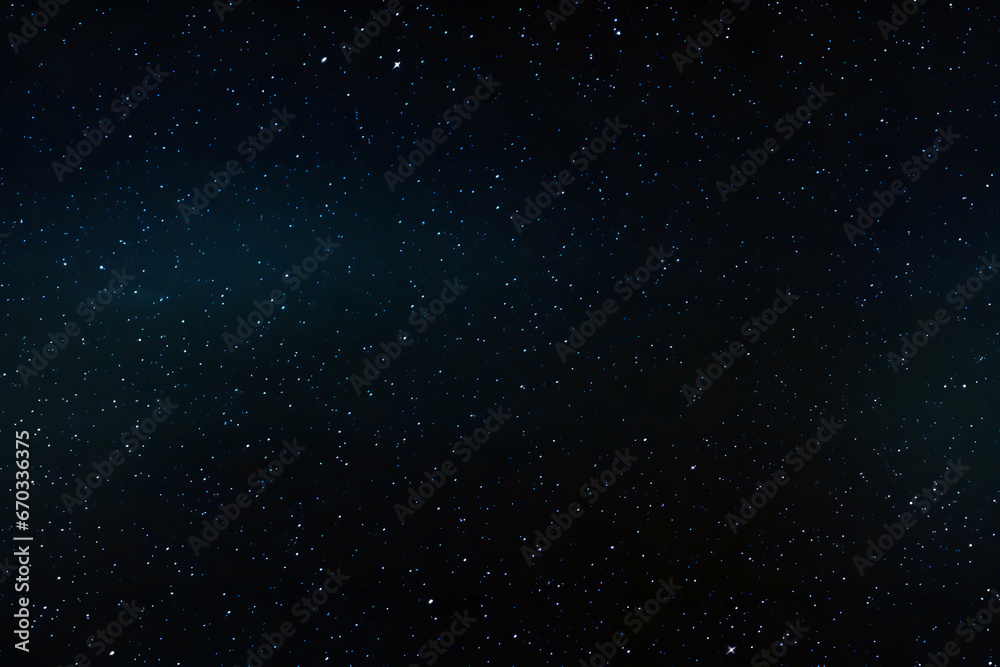 seamless texture and full-frame background of starry night sky and outer space. Neural network generated in May 2023. Not based on any actual scene or pattern.