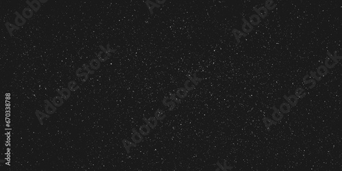 White grainy texture isolated on black background. Dust overlay. Noise granules. Snow vector elements. Digitally generated image. Illustration