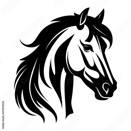 Logo of Horse Head, Stallion Illustration Vector SVG.