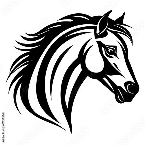 Logo of Horse Head, Stallion Illustration Vector SVG.