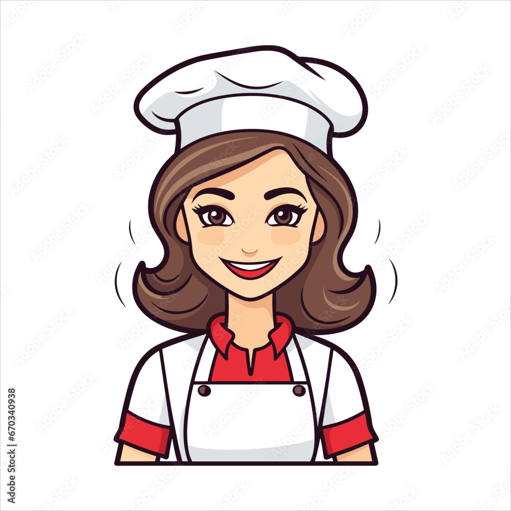 Vector Chef character design	