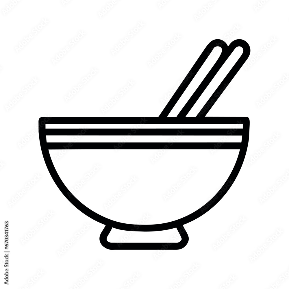 chinese food bowl icon design chinese food bowl icon design