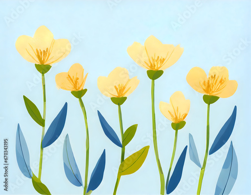 Wallpaper Mural Flower background Torontodigital.ca