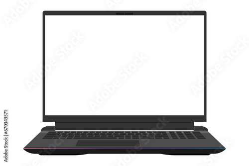 gaming laptop screeen transparent vector png photo