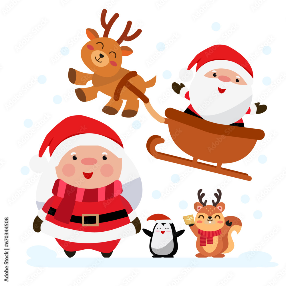 christmas tree with santa claus, santa claus set, santa claus and snowman christmas tree with santa claus, santa claus set, santa claus and snowman