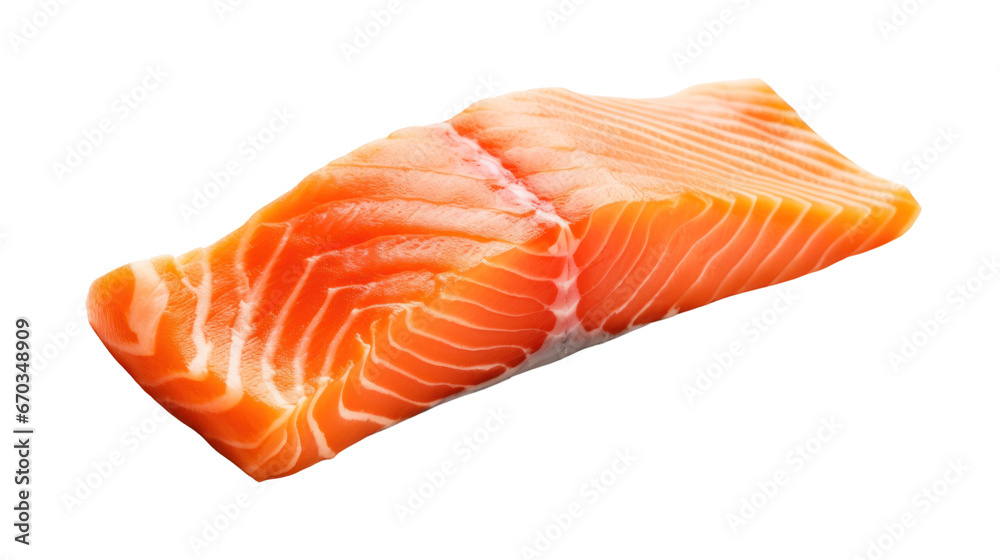 salmon meat on the transparent background salmon meat on the transparent background