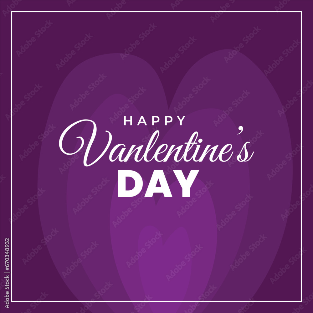 Valentine Day Abstract background with purple Color