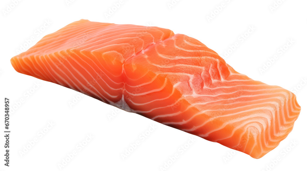salmon meat on the transparent background salmon meat on the transparent background