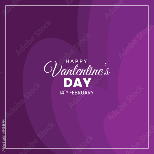 Valentine Day Abstract background with purple Color