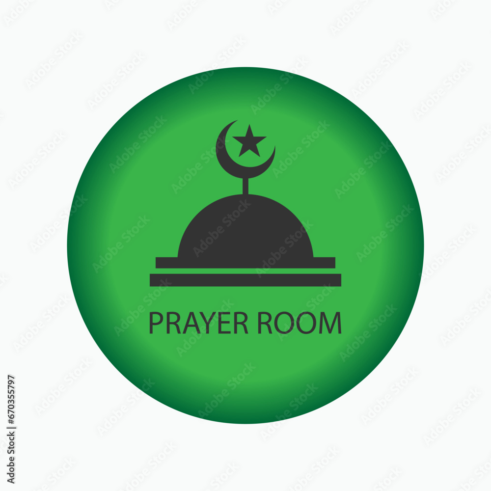 Prayer Room, Mosque Icon. Muslim Praying Area. Shalat Place Symbol for Design Elements, Websites, Presentation and Application - Vector. Prayer Room, Mosque Icon. Muslim Praying Area. Shalat Place Symbol for Design Elements, Websites, Presentation and Application - Vector.
