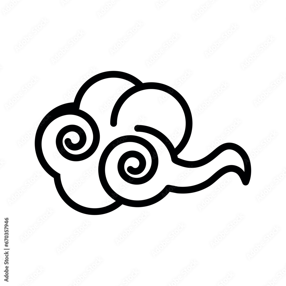 chinise cloud icon chinise cloud icon