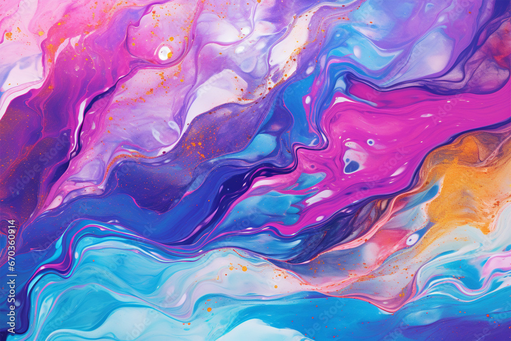 abstract background with bubbles generative ai