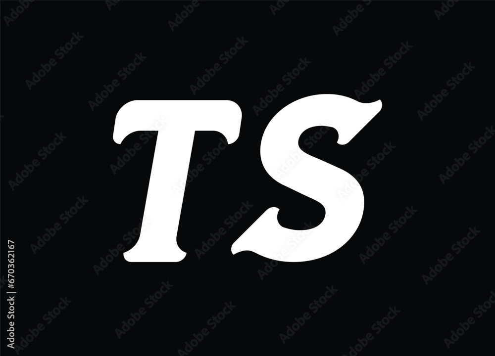 TS letter logo and monogram logo