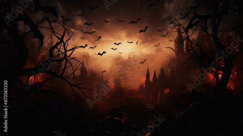 Fantasy Halloween Background