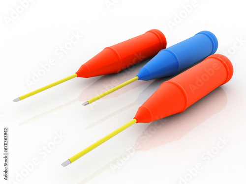 3d rendering tool of screwdriver 