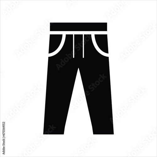 Trousers icon design, illustration design