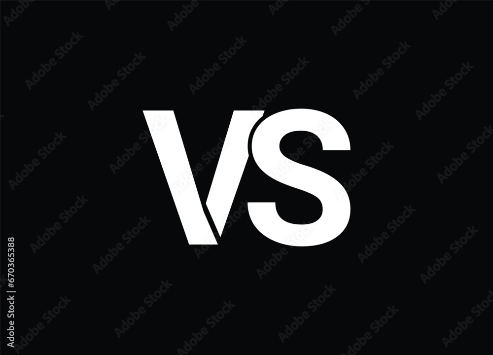 VS letter logo and monogram logo VS letter logo and monogram logo