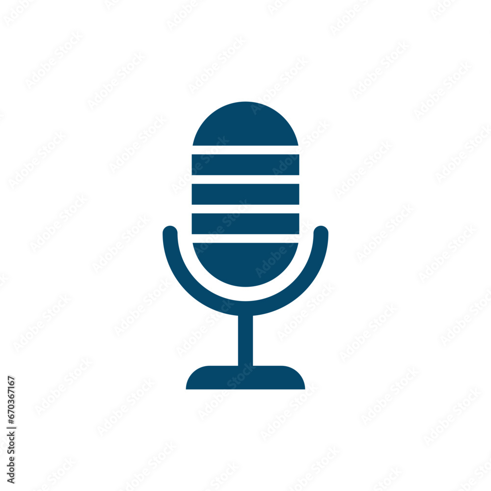 Microphone Icon Vector Design Template Microphone Icon Vector Design Template