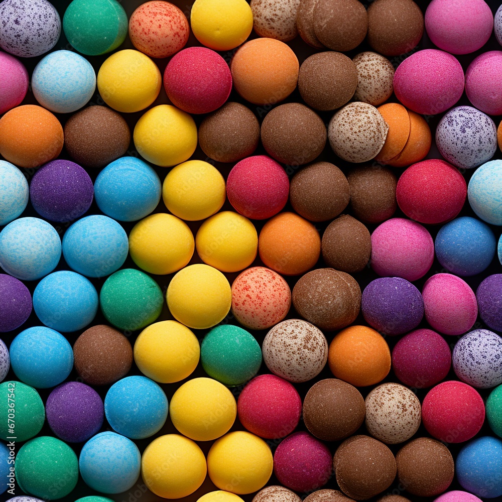 rainbow Chocolate Truffles photograph. seamless image rainbow Chocolate Truffles photograph. seamless image
