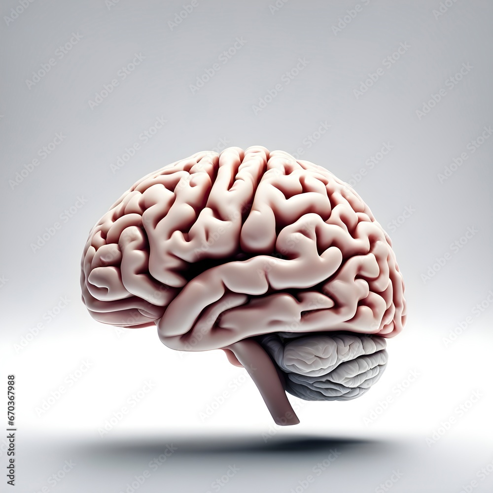 Human brain anatomy Created Ai generative Human brain anatomy Created Ai generative
