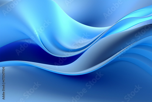 abstract blue background generative ai