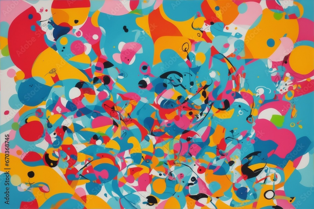 Naklejka premium colorful fluid abstract background