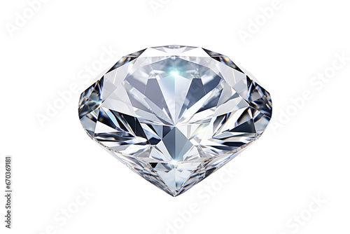 diamond on an isolated transparent background