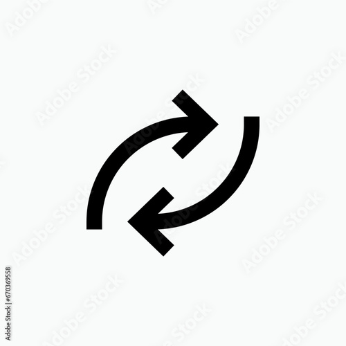 Free Download Switch Arrow Icon. Shuffle Symbol – Vector. - GFXLoad