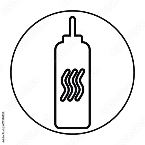 Beauty, hair, mousse icon