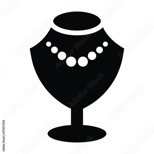 Bust, jewellery, jewelry icon