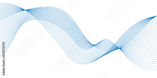 Abstract flowing wave lines. Design element for technology, science, business, music, equalizer, modern concept background vector eps 10